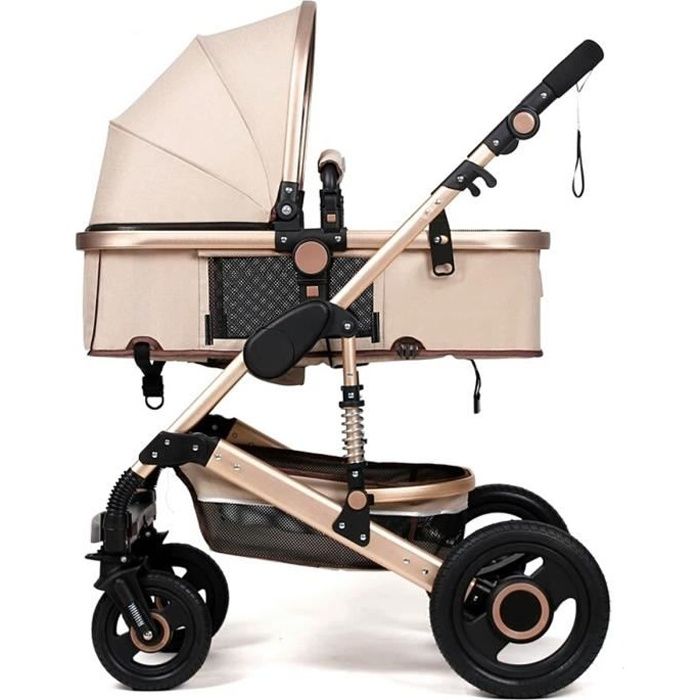 2 En 1 Poussette Combinee Bebe Multifonctions Canne Landau Pliable Cdiscount Puericulture Eveil Bebe